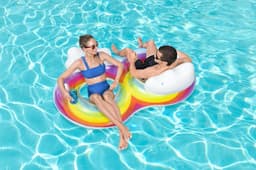 Jeux d'extérieur et trampoline Bouée double 2 personnes 186 x 116 cm Rainbow Dreams™ Bestway 2