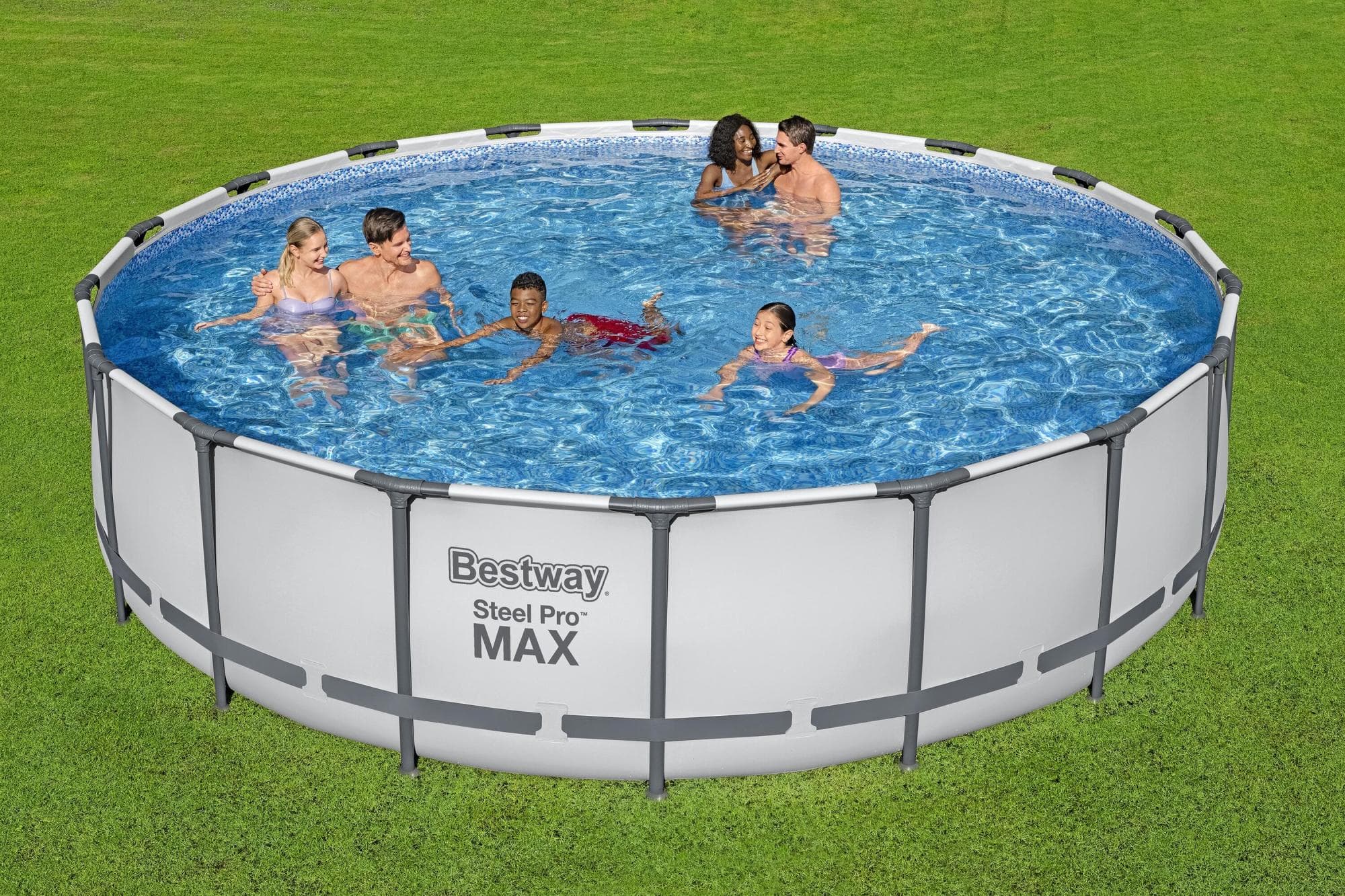 Piscine hors sol Piscine hors sol ronde 549x122cm Steel Pro MAX Bestway 1