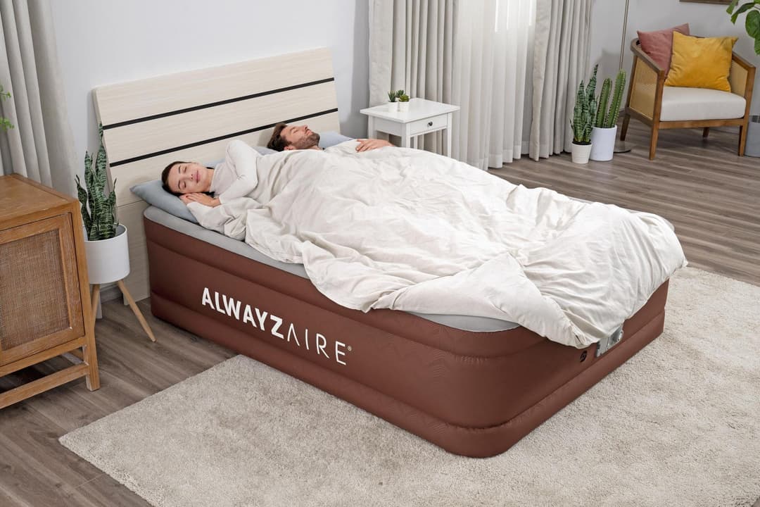 Matelas gonflables Lit gonflable 2 places à pompe électrique AlwayzeAire 203 x 152 x 51 cm Bestway 2