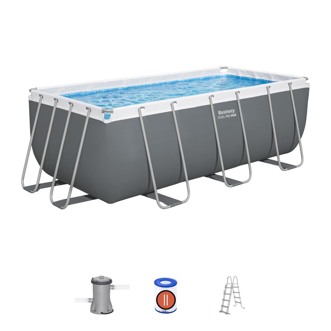 Piscine hors sol Piscine hors sol rectangulaire 412x201x122cm Steel Pro MAX Bestway 3