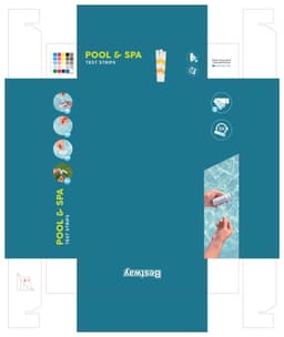 Accessoires Piscine 50 Bandelettes Test 3 en 1 chlore, PH et alcalinité Bestway 3