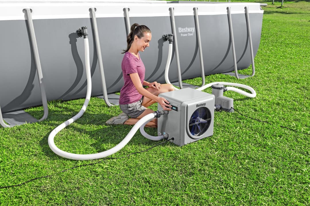 Accessoires Piscine Pompe à chaleur pour piscine hors sol pour pompe de filtration 2000L/h Bestway 2