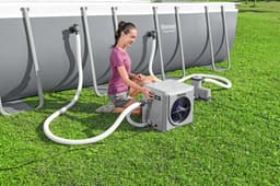 Accessoires Piscine Pompe à chaleur pour piscine hors sol pour pompe de filtration 2000L/h Bestway 2