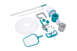 Accessoires Piscine Kit entretien piscine Deluxe avec skimmer, aspirateur et épuisette Bestway 1