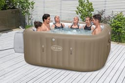 Spa Spa gonflable carré Lay-Z-Spa Palma Hydrojet Pro 5 - 7 places Bestway 2