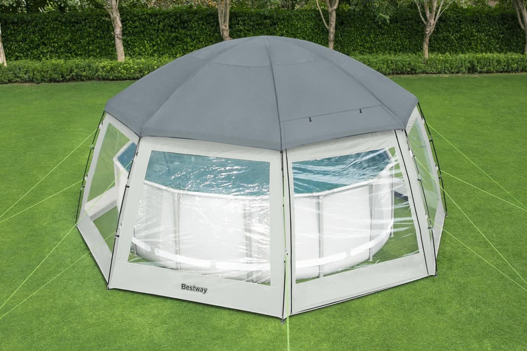 Accessoires Piscine Dôme de protection pour piscine hors sol rondes jusqu'à Ø 4,88m Bestway 4
