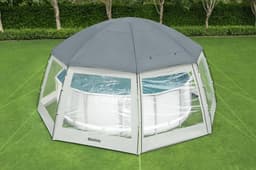 Accessoires Piscine Dôme de protection pour piscine hors sol rondes jusqu'à Ø 4,88m Bestway 4