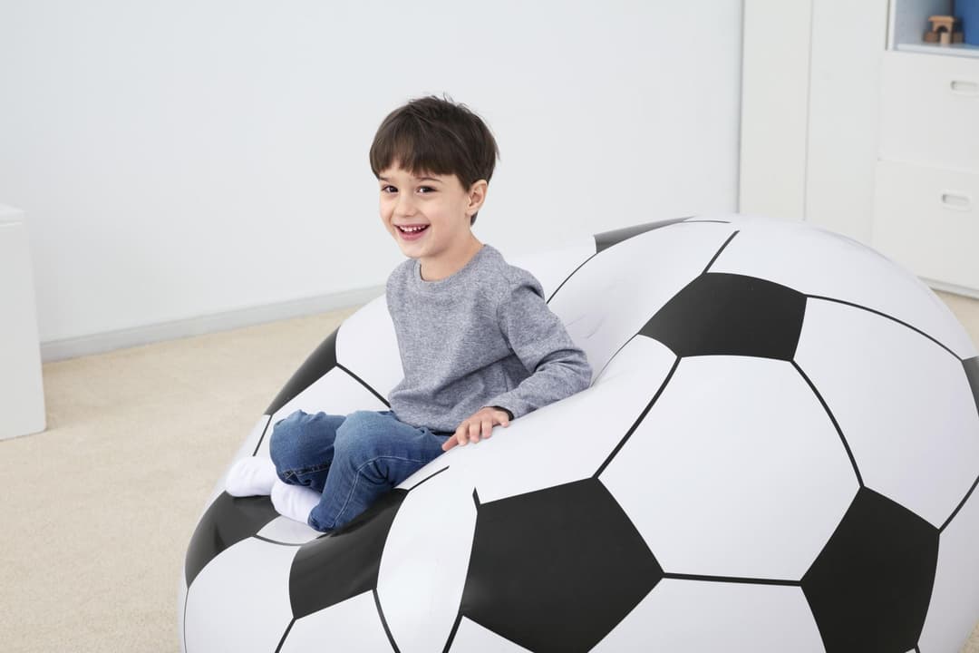 Matelas et mobilier gonflable Fauteuil gonflable ballon de foot Beanless™ Soccer Ball pour enfants Bestway 4
