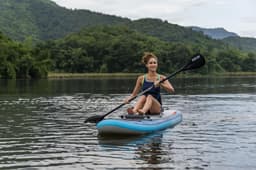 Bateaux, paddle et kayak Paddle gonflable convertible kayak  2-en-1 Oceana 305 cm Bestway 7