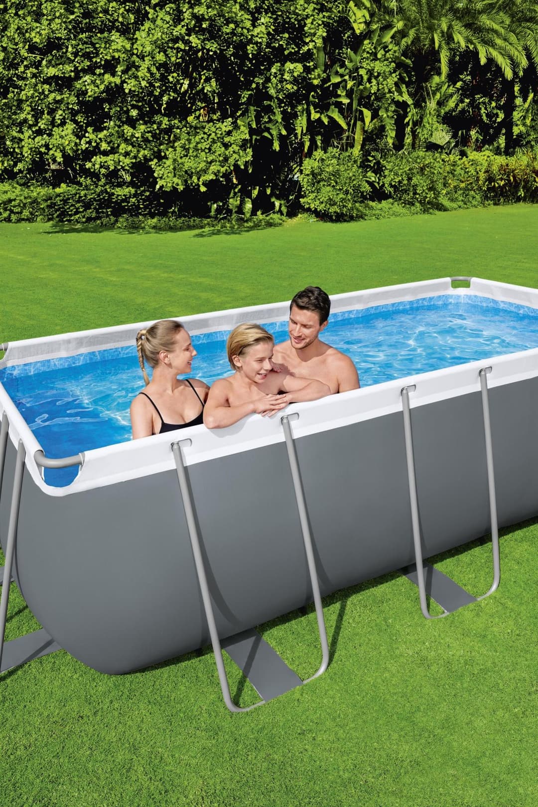 Piscine hors sol Piscine hors sol rectangle 412 x 201 x 122 cm Steel Pro Max Bestway 4