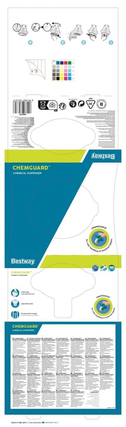Accessoires Piscine Diffuseur de chlore flottant ChemGuard Bestway 7