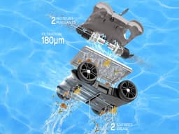 Robot piscine Robot piscine électrique Moly - nettoie fond plat et pentes - 28m² max Bestway 9