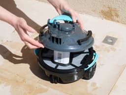 Robot piscine Robot piscine autonome Guppy gris - nettoyage fond plat - 10m² max Bestway 6