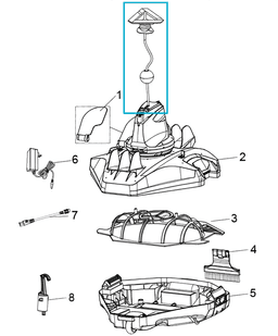 Pièces Détachées Unité flottante pour robot AQUAROVER 58622 Bestway 5