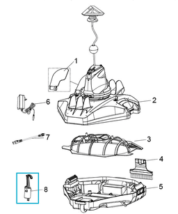 Pièces Détachées Crochet avec clip en V pour robot AQUAROVER 58622 Bestway 3