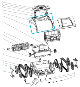 Pièces Détachées Coque corps pour robot DIAMOND 16953  Bestway 2
