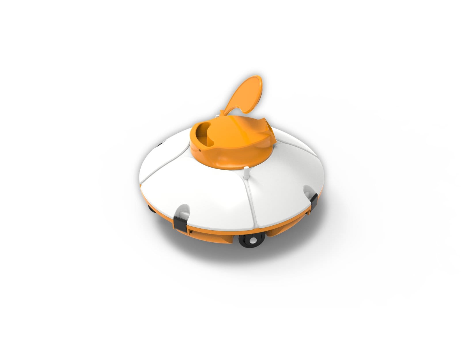 Robot piscine Robot de piscine Frisbee orange pour piscine à fond plat 5 x 3 m Bestway 1