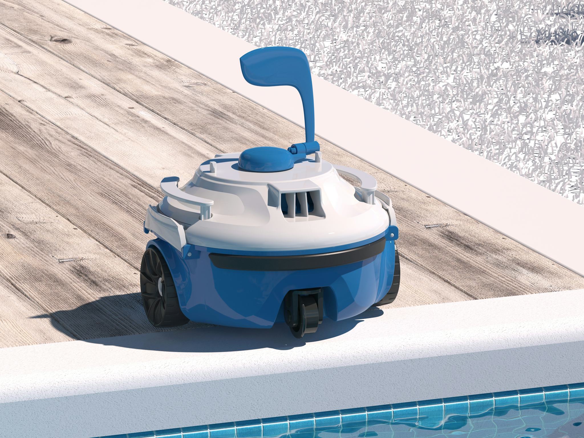 Robots piscines Robot de piscine autonome Guppy bleu Bestway 2