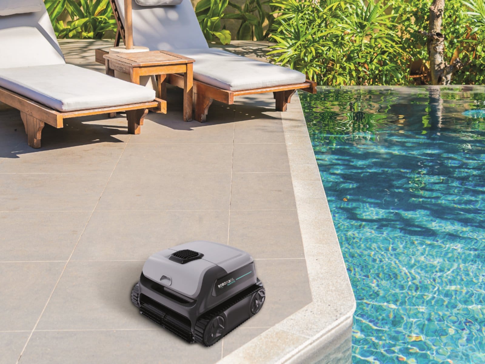 Robot piscine Robot de piscine Graphite pour piscines 4 x 8 m Bestway 3