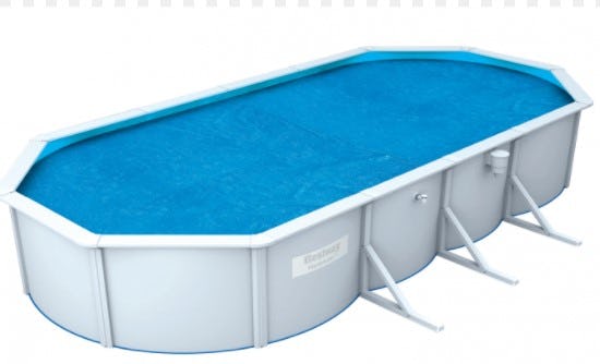 Accessoires piscine et spa Bâche à bulles ovale 490x350cm pour piscine Hydrium 500x360x120cm Bestway 1