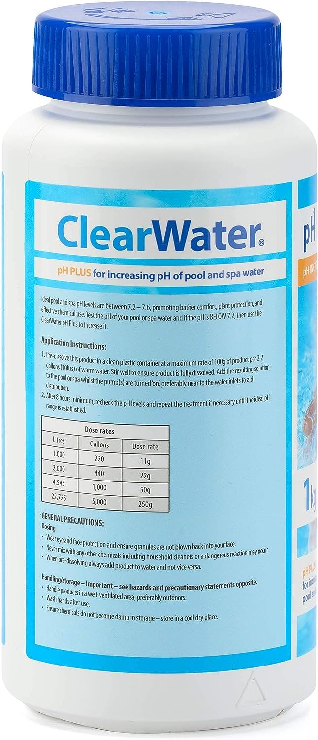 Accessoires piscine et spa ClearWater 1kg pH Plus Bestway 2