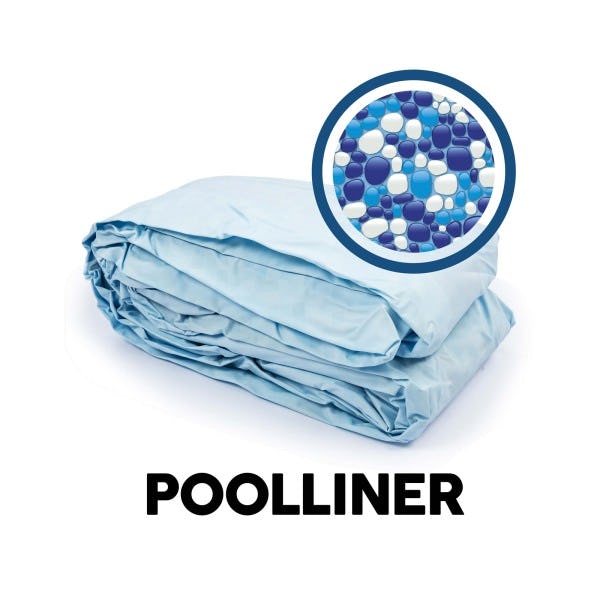 Pièces Détachées Liner pour piscine paroi acier Hydrium™ Bestway® aspect mosaïque (tons bleus)  Ø 460 x 120 cm Bestway 4