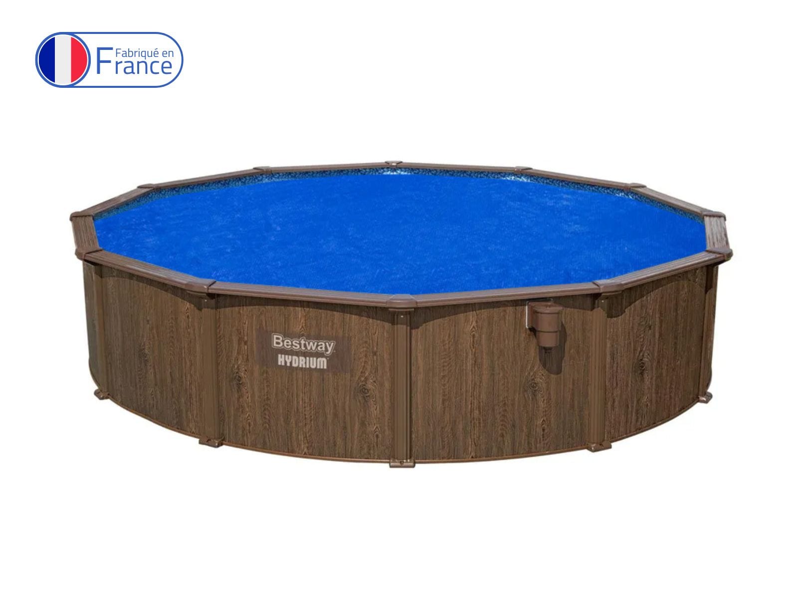 Accessoires Piscine Bâche à bulles ronde Ø 455cm pour piscine acier Hydrium  466x120cm Bestway 1