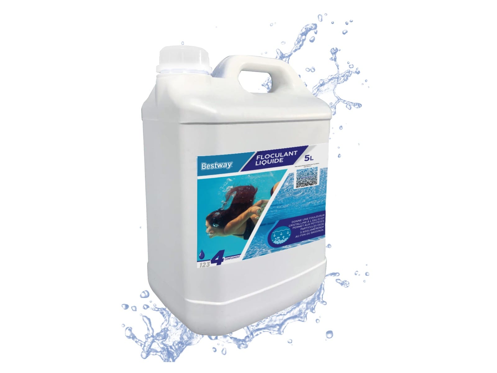 Accessoires Piscine Floculant liquide -  5 Litres Bestway 1