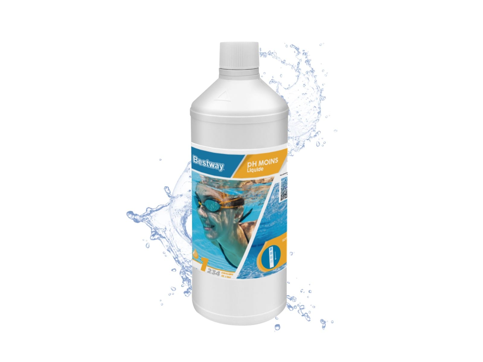Accessoires Piscine Ph Moins Liquide 1 L Bestway 1