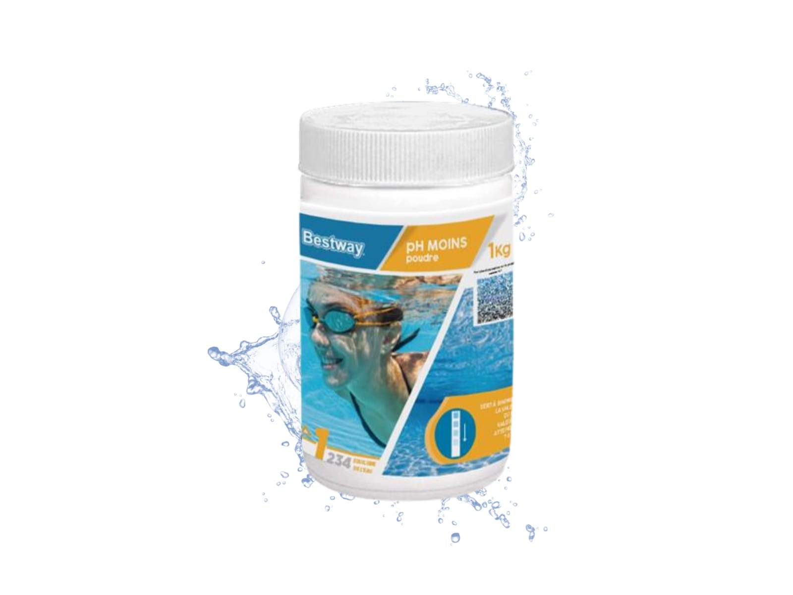 Accessoires Piscine Ph Moins 1Kg Poudre Bestway 1