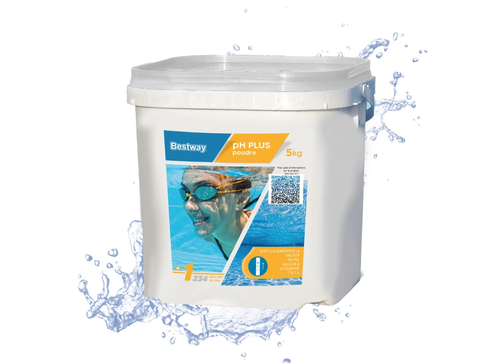 Accessoires Piscine Ph Plus 5Kg Poudre Bestway 1