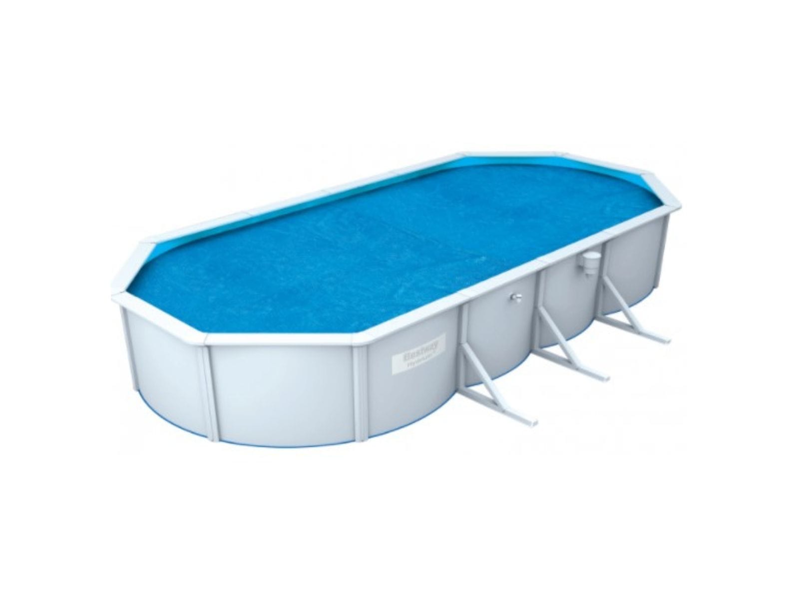 Accessoires piscine et spa Bâche à bulles ovale 490x350cm pour piscine Hydrium 500x360x120cm Bestway 1