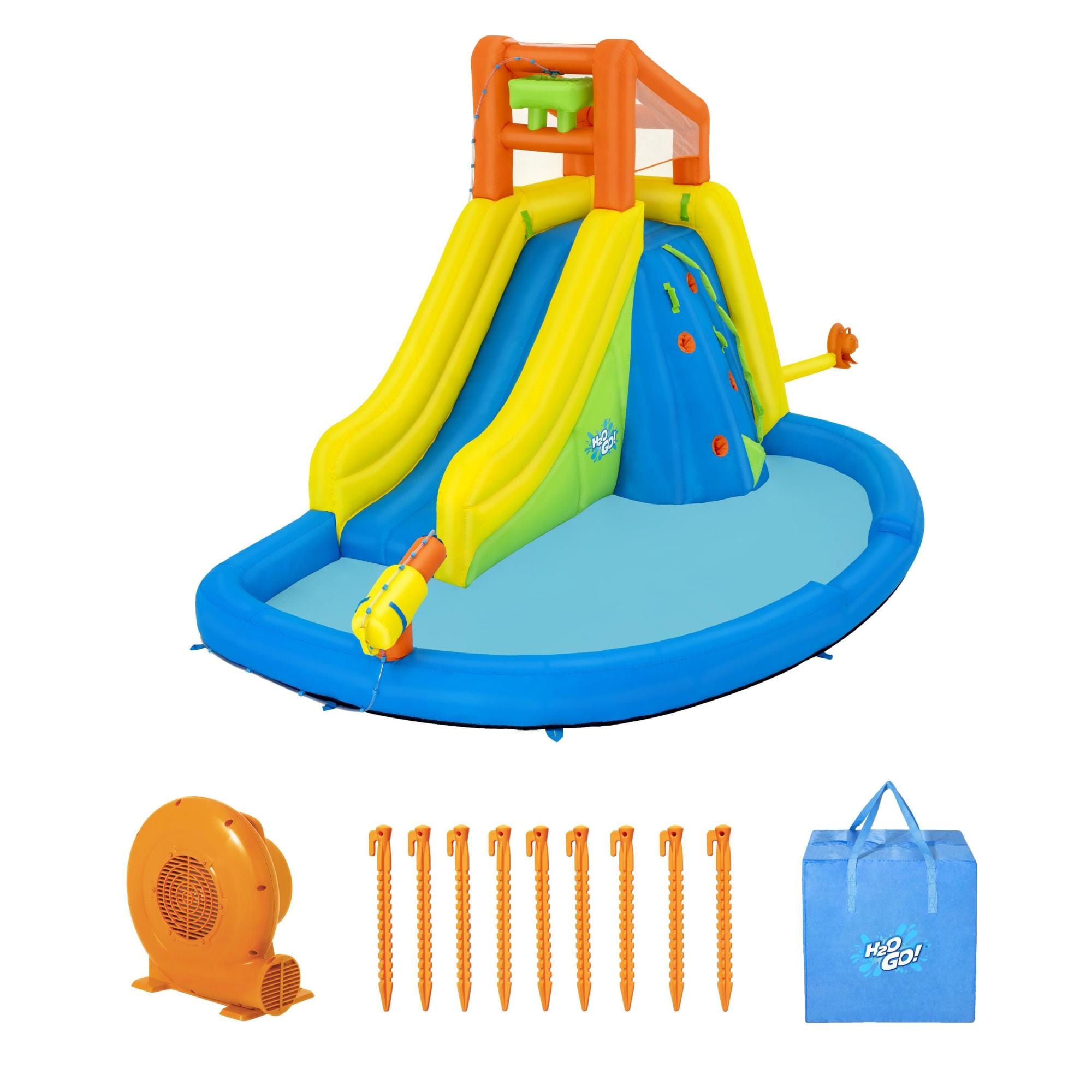 Jeux d'extérieur et trampoline Parc aquatique gonflable enfants H2OGO! Mount Splashblast 267 cm Bestway 1