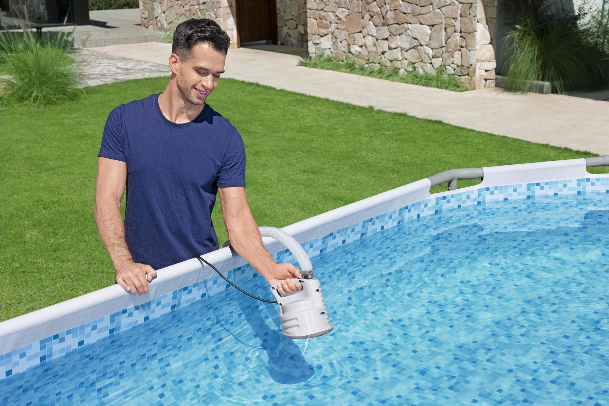 Accessoires Piscine Pompe vide Cave + tuyau Bestway 1