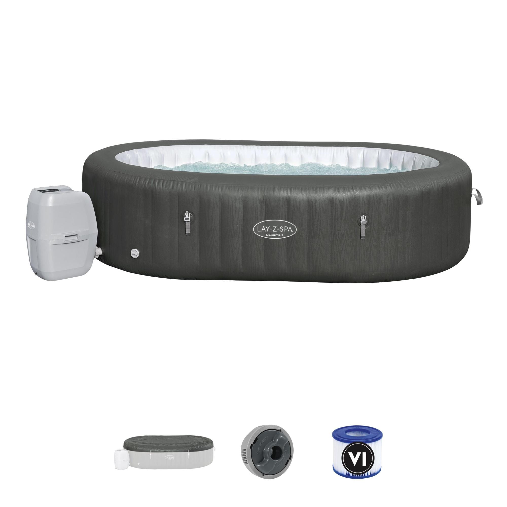 Spa Gonflable Spa gonflable ovale Lay-Z-Spa Mauritius Airjet™ 5 - 7 personnes Wifi Bestway 3