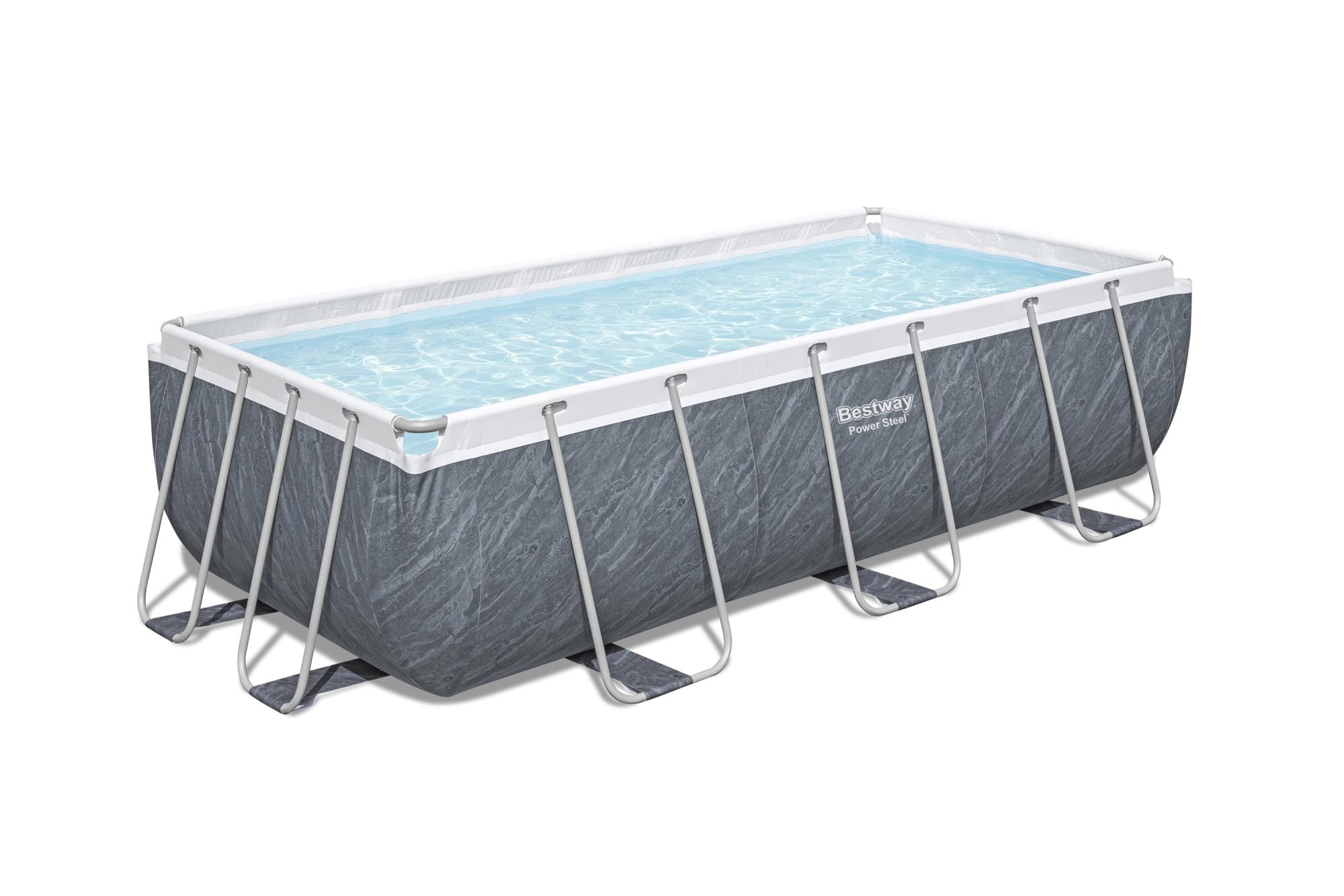 Piscines hors sol Piscine hors sol rectangle sans accessoire Power steel 404x201x100cm Bestway 1