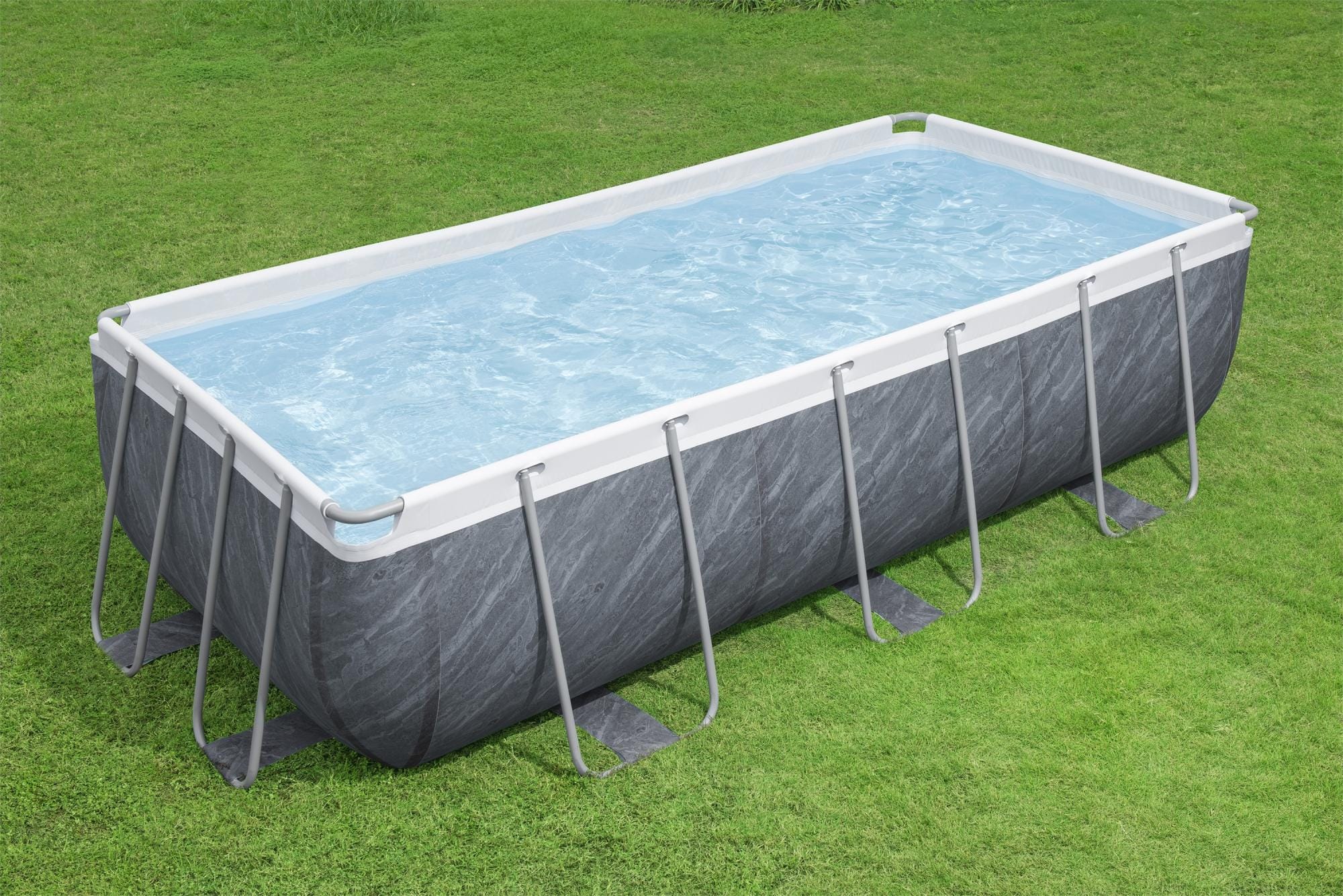 Piscines hors sol Piscine hors sol rectangle sans accessoire Power steel 404x201x100cm Bestway 2