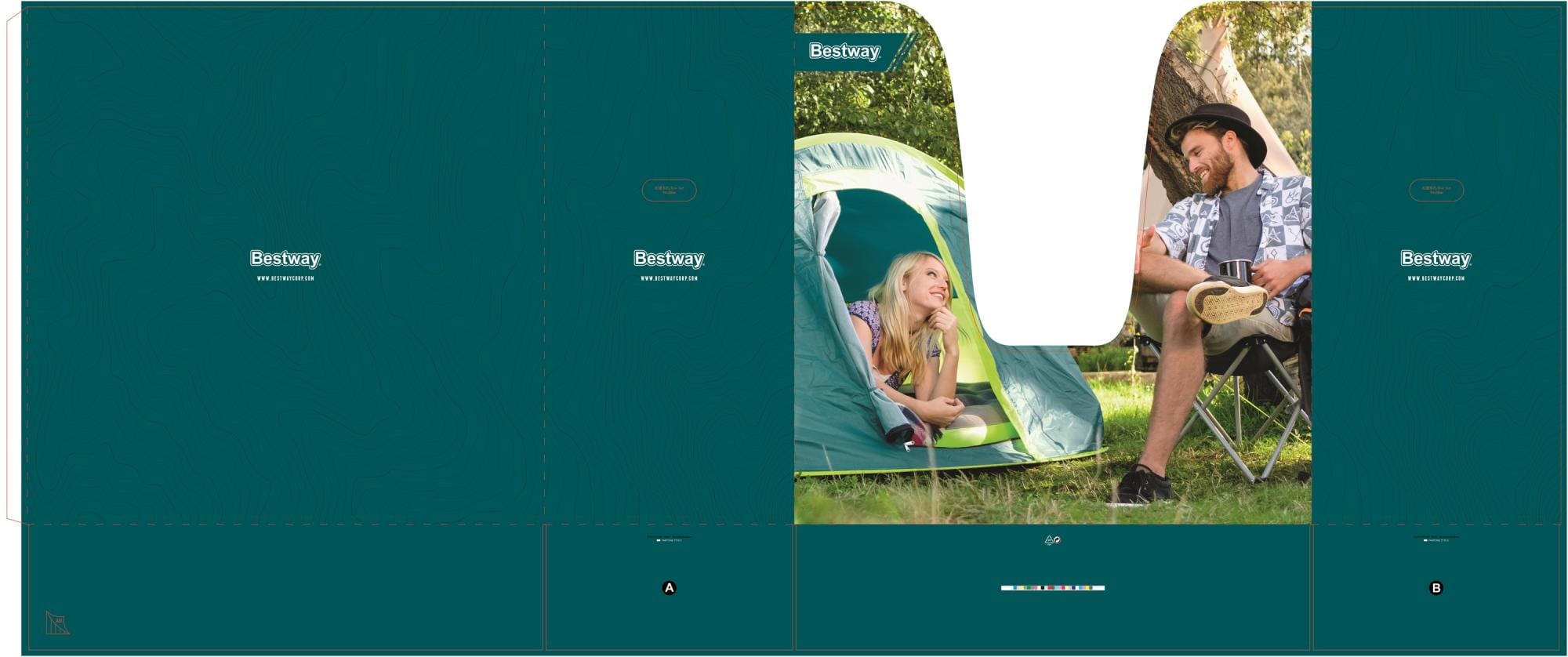 Camping et tente Tente de camping 4 places automatique CoolMount 4 240 x 210 x 100 cm Bestway 4