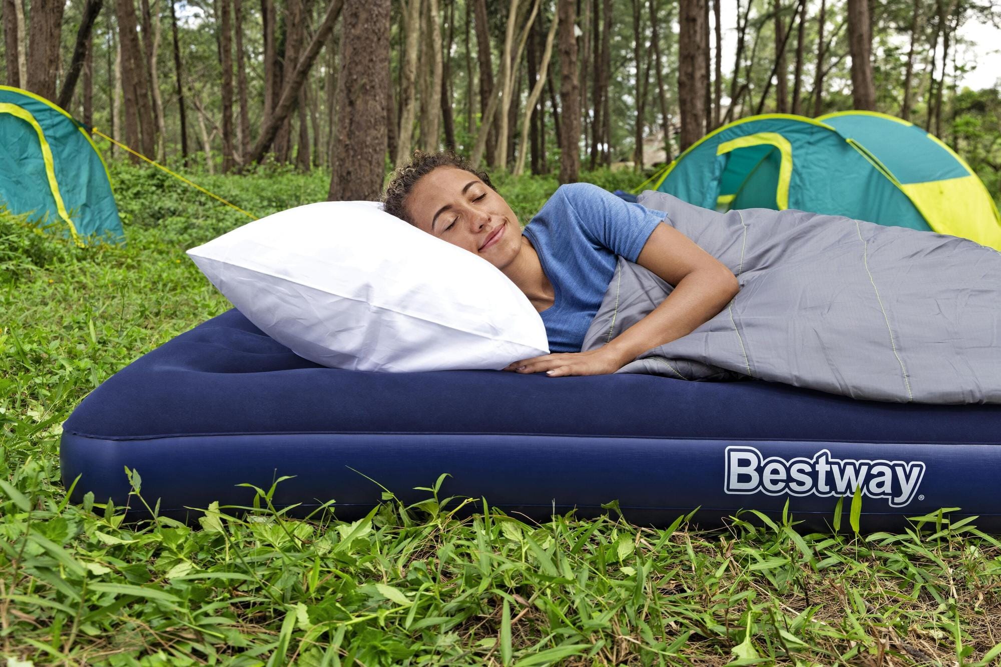 Camping et tente Matelas gonflable de camping 2 places 191x137x22 cm Bestway 15