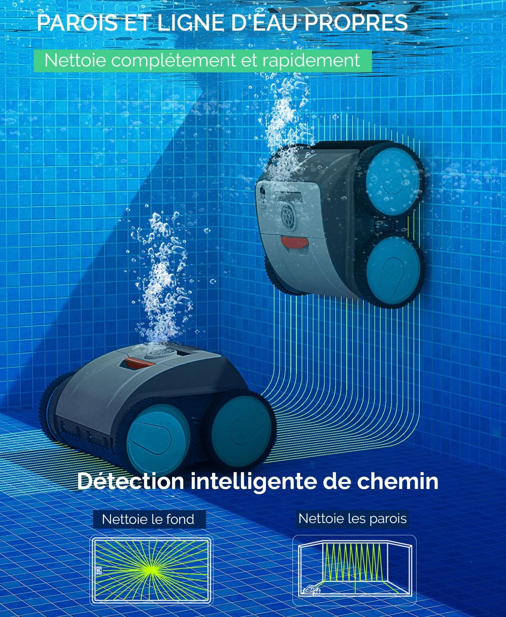 Robots piscines Robot de piscine autonome Diamond Bestway 8