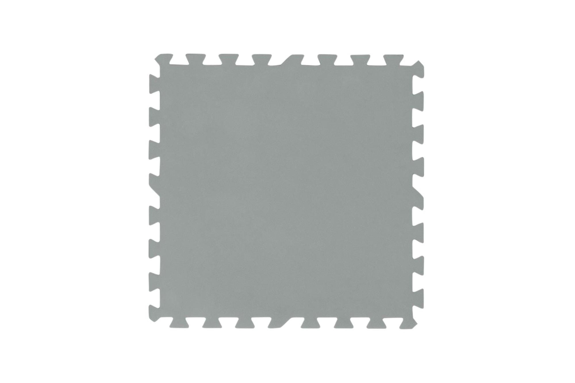 Accessoires Piscine Tapis de sol pour piscine 9 pièces de 50 x 50 cm gris Bestway 1