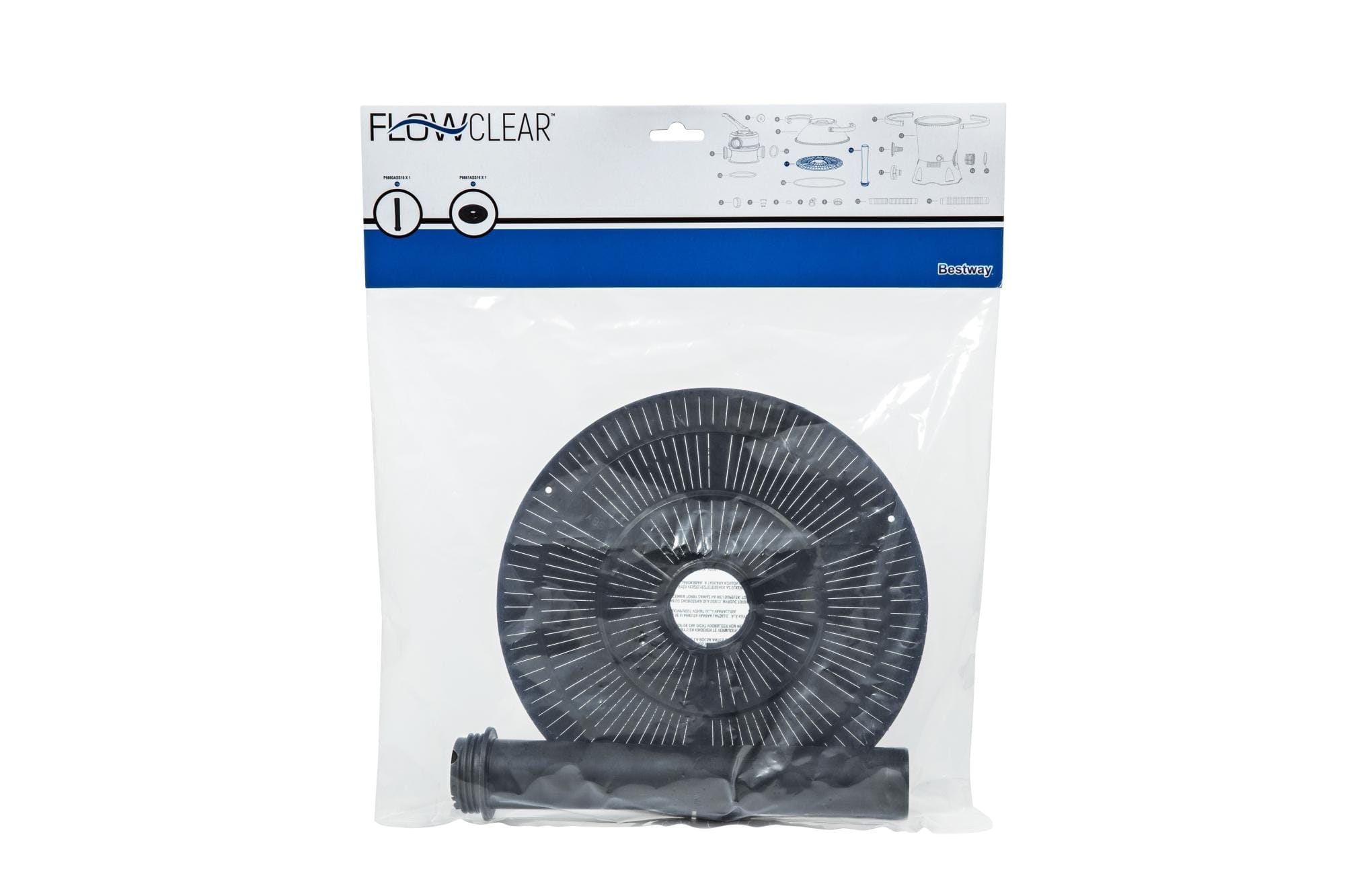 Pièces Détachées Kit crepine Tube central et filtre d'entrée pour système de filtre à sable Flowclear™ Bestway® (2 006 + 3 028 l/h) Bestway 1