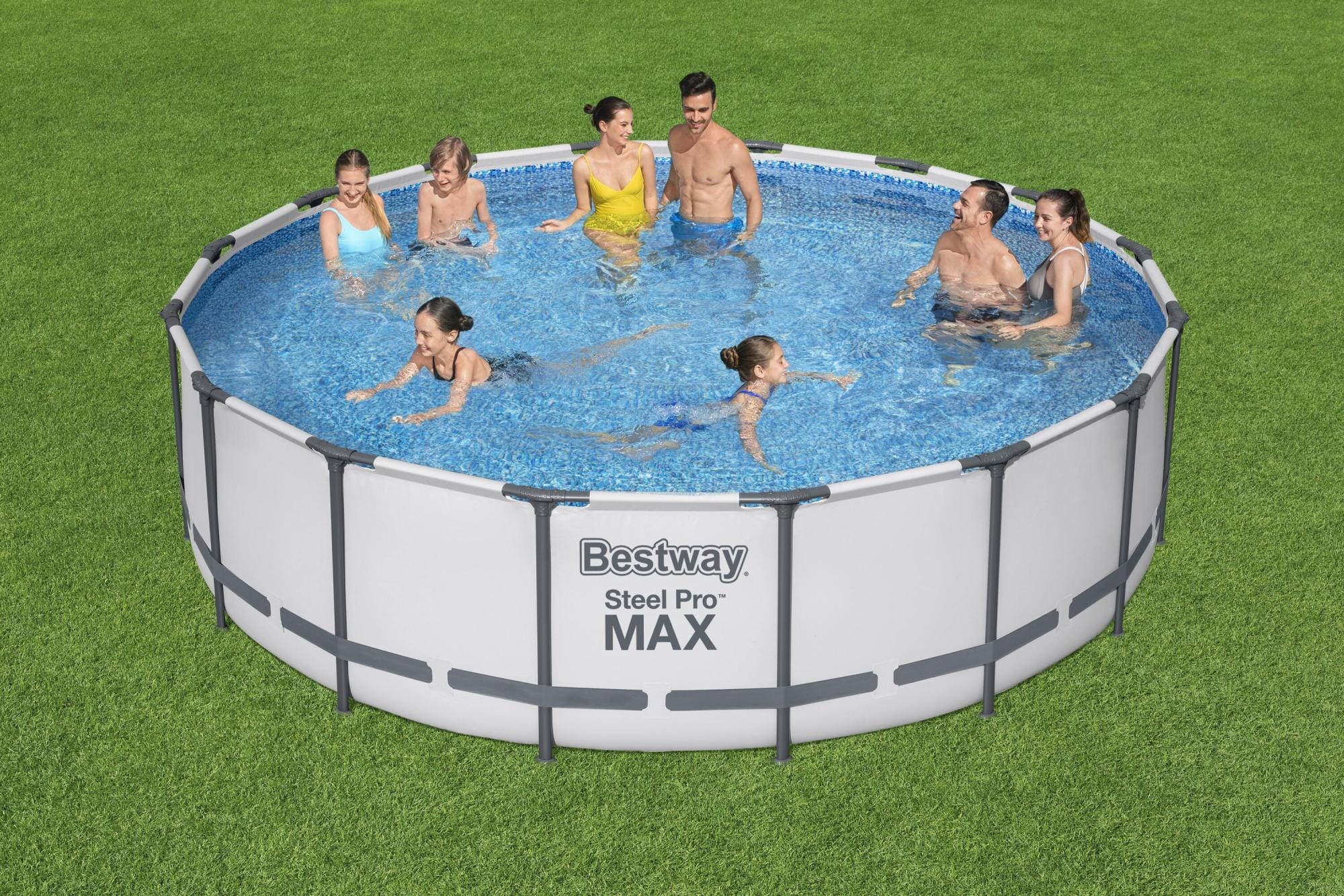 Piscine hors sol Piscine hors sol ronde Steel Pro Max 488 x 122cm Bestway 1