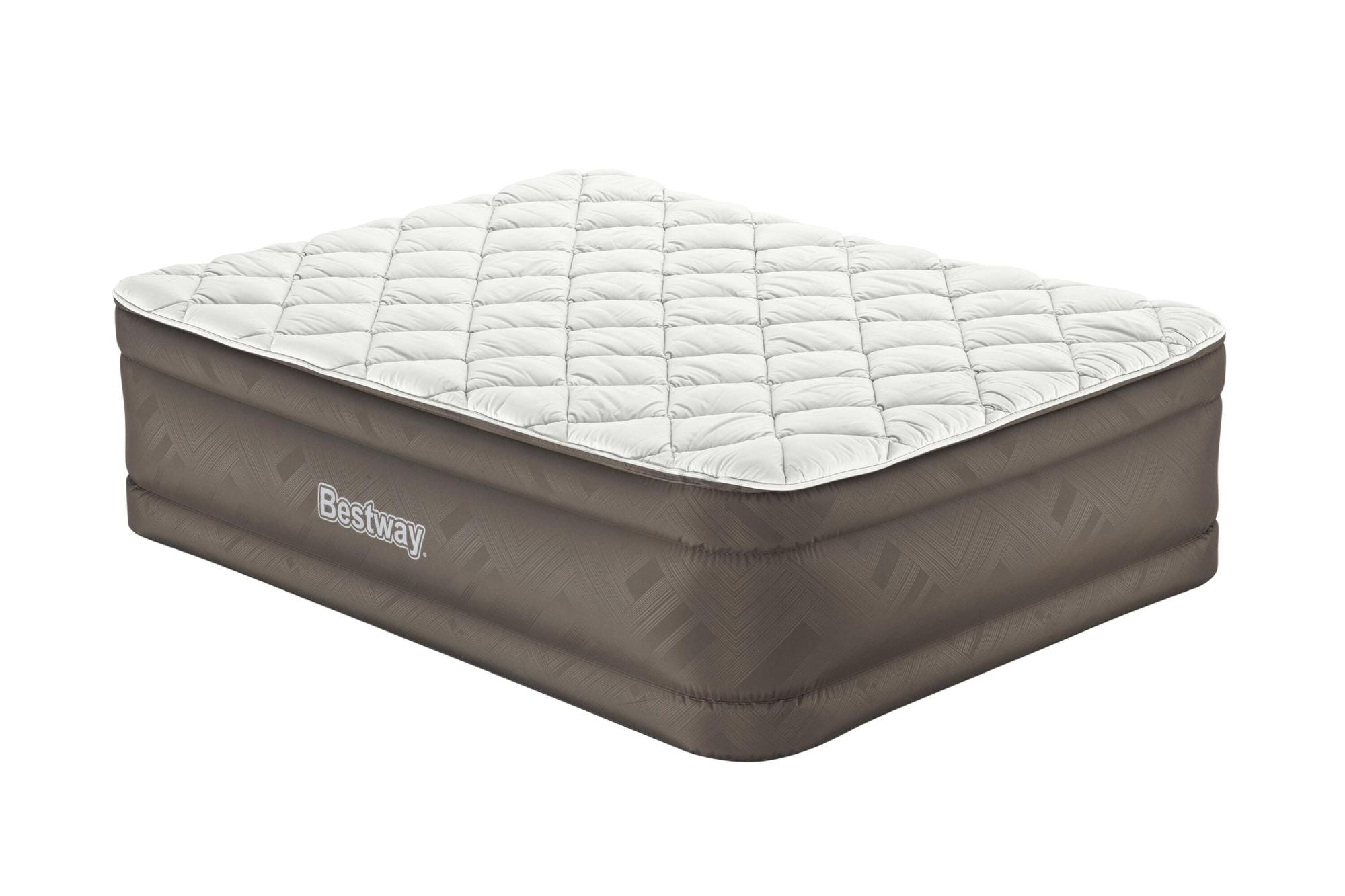 Matelas gonflables Matelas gonflable avec surmatelas et pompe électrique intégrée 203x152x51cm Bestway 1