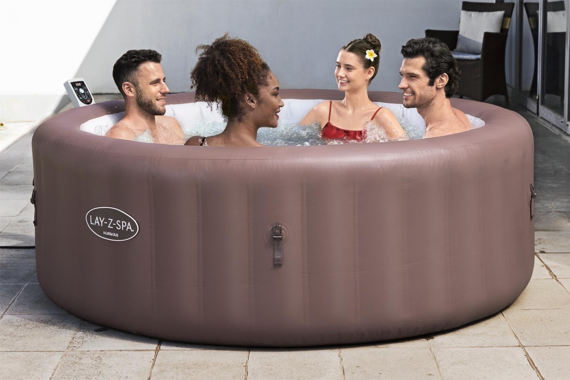 Spa Gonflable Spa gonflable rond Hawaii Smart AirJet Energy Sense 4 - 6 places Bestway 1
