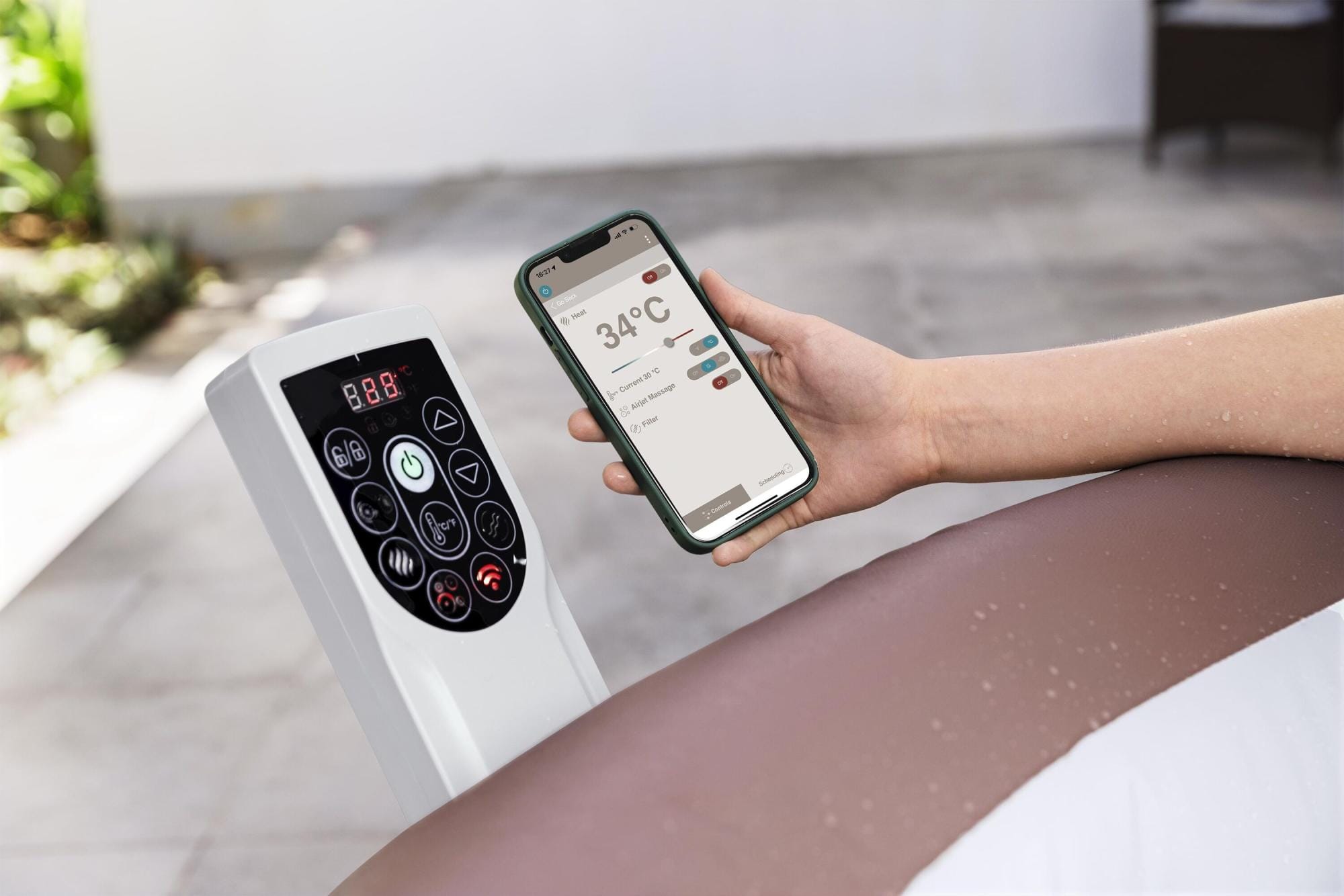 Spa Gonflable Spa gonflable rond Hawaii Smart AirJet Energy Sense 4 - 6 places Bestway 5