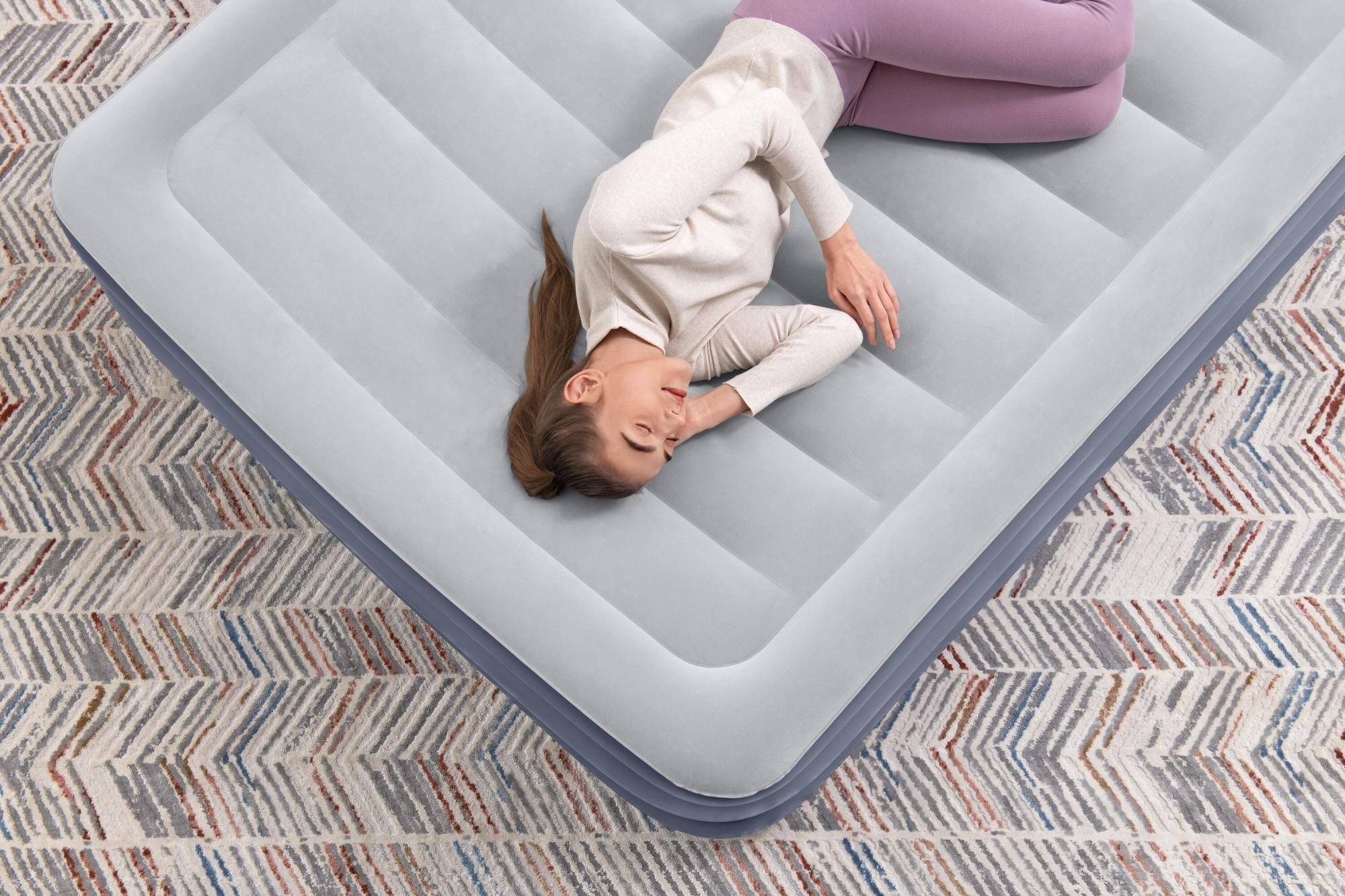 Matelas gonflables Lit gonflable 2 places 203 x 152 x 51 cm pompe électrique intégrée Bestway 12