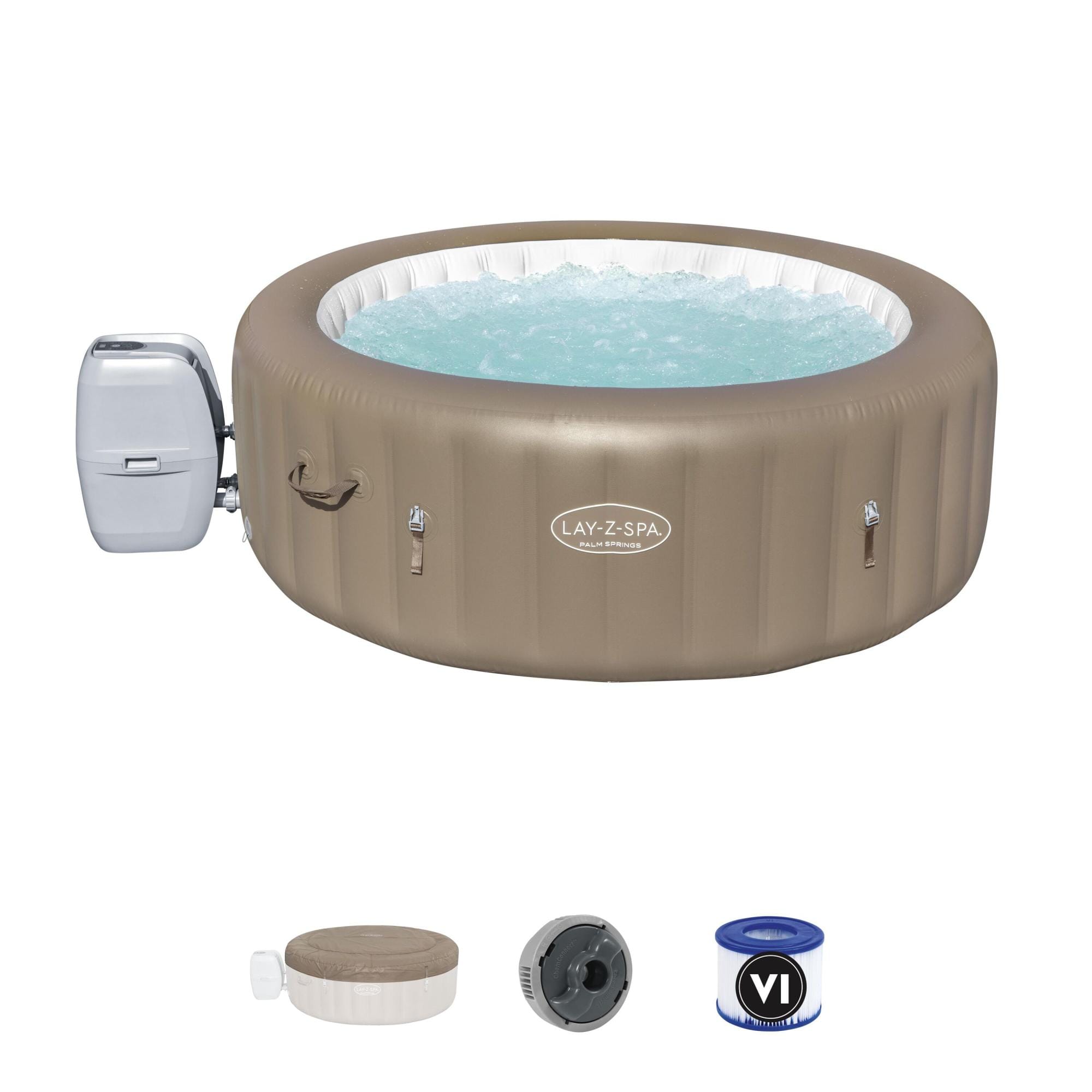 Spa Gonflable Spa gonflable rond Lay-Z-Spa Palm Springs Airjet 4 - 6 personnes Bestway 1