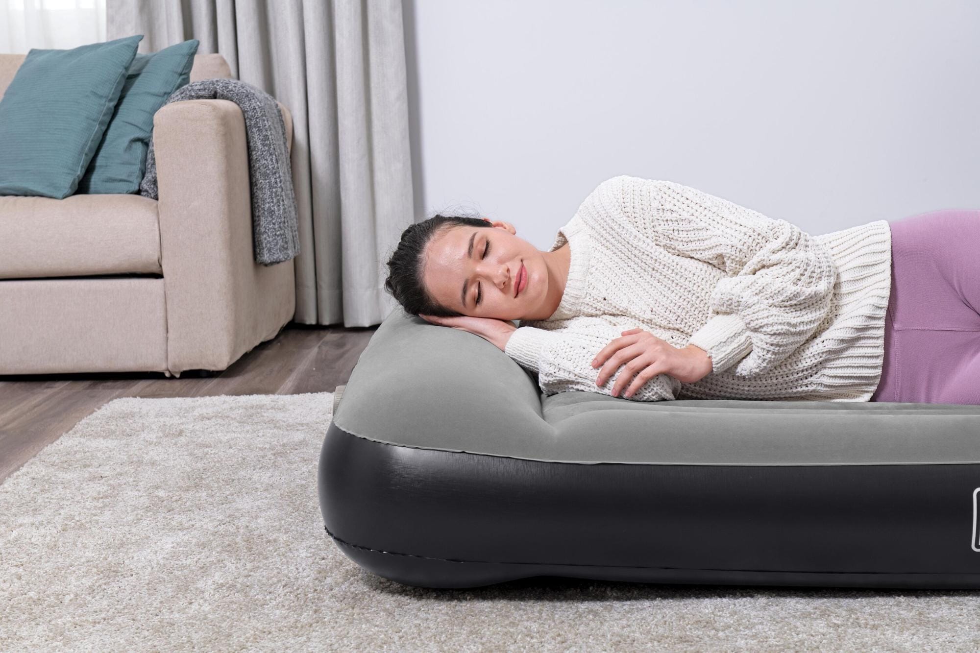 Matelas gonflables Matelas gonflable 2 places 203 x 152 x 30 cm pompe électrique intégrée Bestway 6