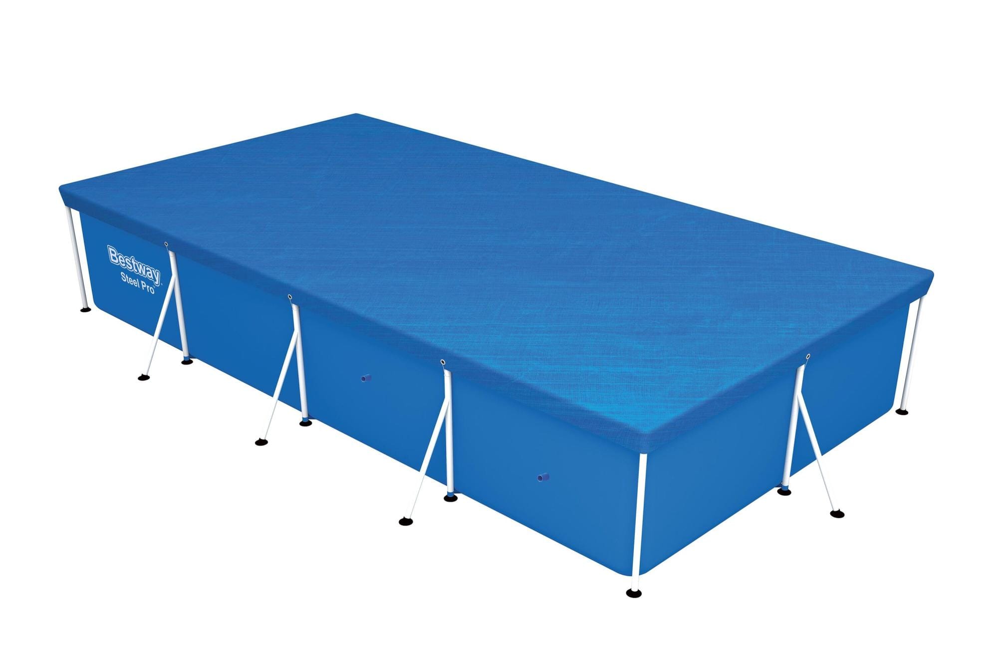 Accessoires Piscine Bâche 4 saisons rectangle 410x226cm pour piscine Steel Pro  400x211cm Bestway 1